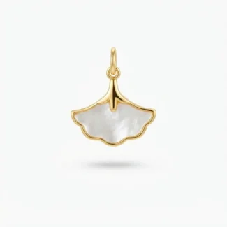 Feuille de Ginkgo en Nacre