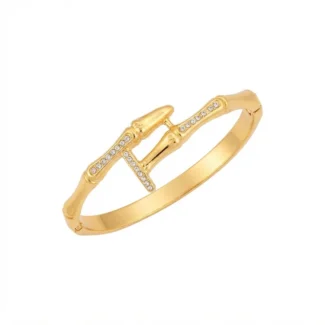 Jonc Style Bambou & Zircons