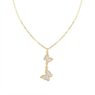 Collier Papillons en Nacre