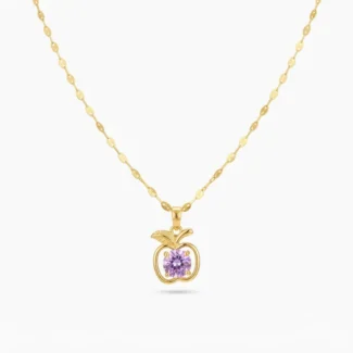 Collier Pomme Améthyste