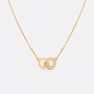 Collier Cercles Entrelacés Éclat