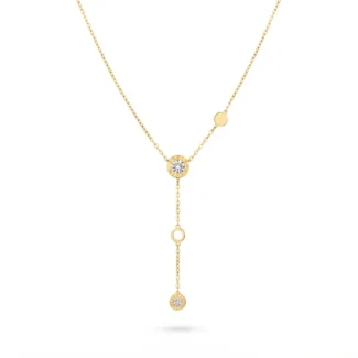 Collier Saphir ou Chiffres Romains Cascade