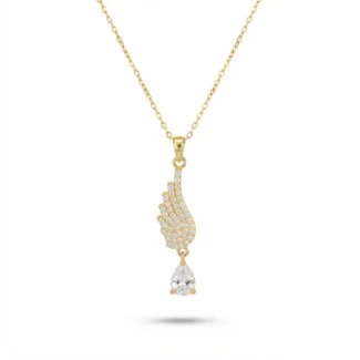 Collier Aile d'Ange & Goutte