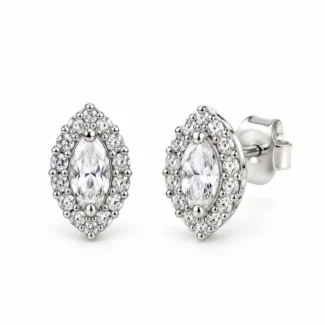 Puces Halo Marquise