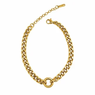 Bracelet Gourmette et Anneau Centra