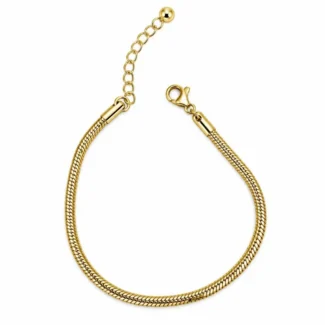 Bracelet Chaîne Serpent Souple
