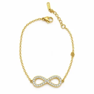 Bracelet Infini Scintillant