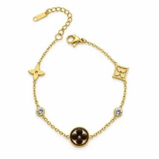 Bracelet Monogramme & Zircons