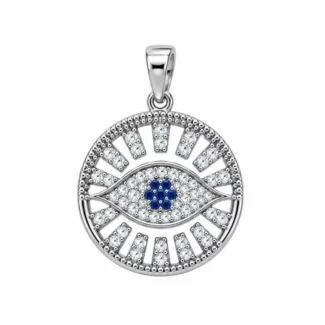 Pendentif Oeil Protecteur Zircons