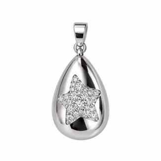 Pendentif Goutte Étoile Scintillante