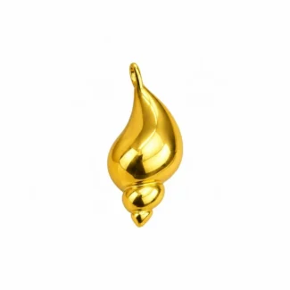 Pendentif Coquillage Volute Doré