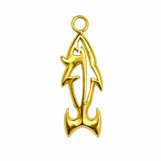 Pendentif Poisson Ajouré Stylisé