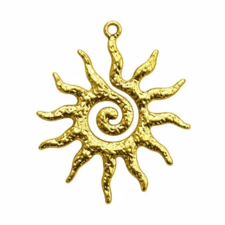 Pendentif Soleil Spiralé