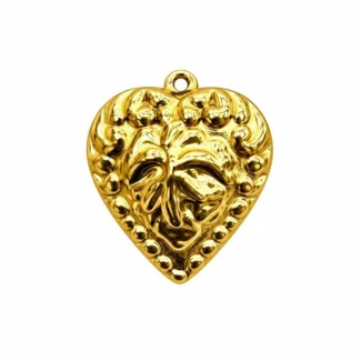 Pendentif Cœur Orné Vintage