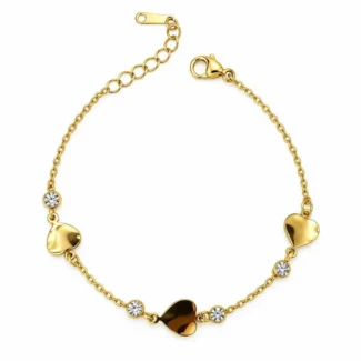 Bracelet Cœurs Éclat