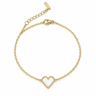 Bracelet Cœur Nacré
