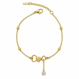 Bracelet Trio de Cœurs