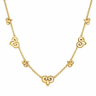 Collier Arabesques Dorées