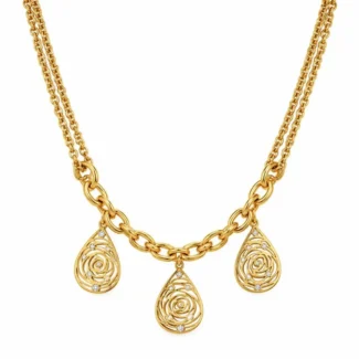 Collier Trio de Roses