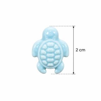 Perle Tortue Bleu Céleste