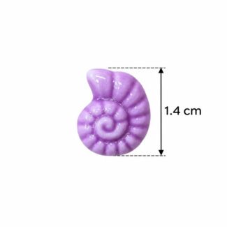 Perle Coquillage Ammonite Violet Clair
