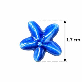 Perle Étoile de Mer Bleu Électrique