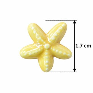 Perle Étoile de Mer Jaune Clair