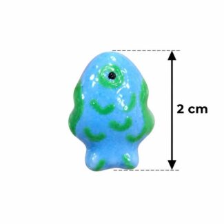 Perle poisson bleu et vert